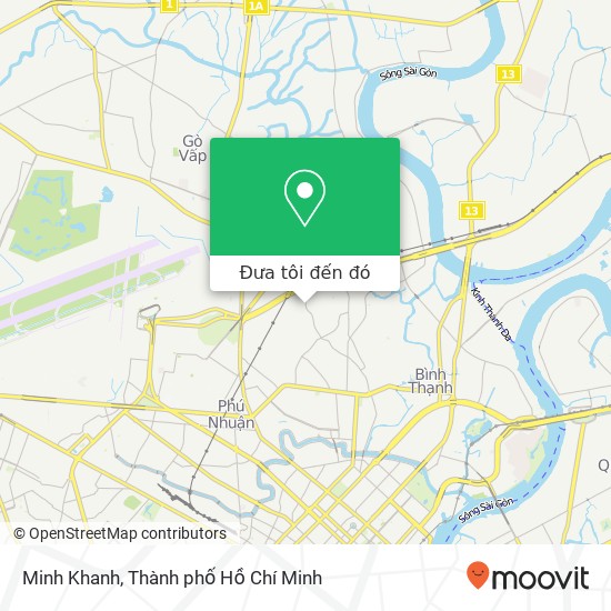 Bản đồ Minh Khanh, 461 ĐƯỜNG Lê Quang Định Quận Gò Vấp, Thành Phố Hồ Chí Minh