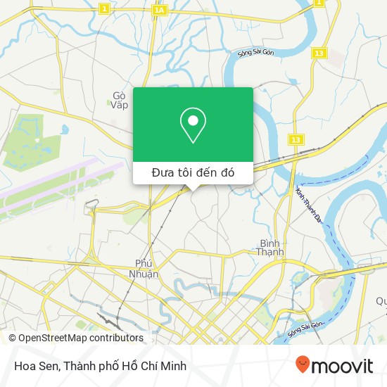 Bản đồ Hoa Sen, 570 ĐƯỜNG Lê Quang Định Quận Gò Vấp, Thành Phố Hồ Chí Minh