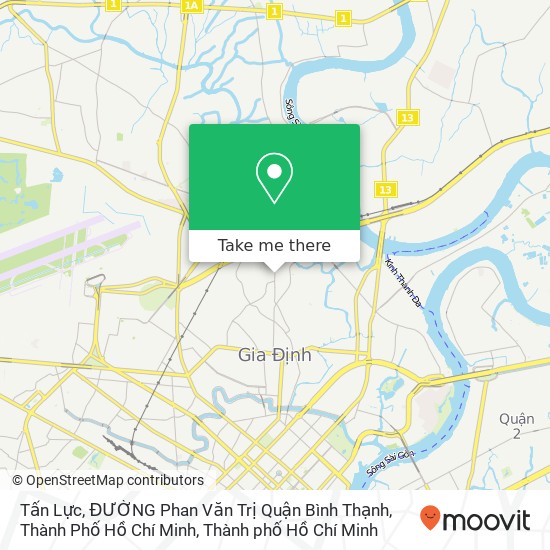 Bản đồ Tấn Lực, ĐƯỜNG Phan Văn Trị Quận Bình Thạnh, Thành Phố Hồ Chí Minh