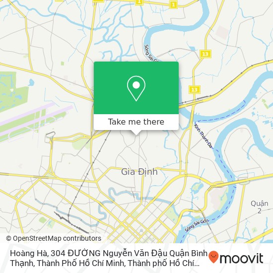 Bản đồ Hoàng Hà, 304 ĐƯỜNG Nguyễn Văn Đậu Quận Bình Thạnh, Thành Phố Hồ Chí Minh