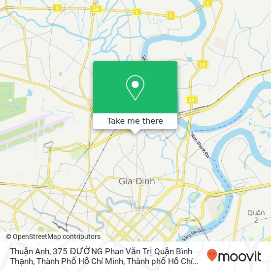 Bản đồ Thuận Anh, 375 ĐƯỜNG Phan Văn Trị Quận Bình Thạnh, Thành Phố Hồ Chí Minh