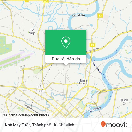 Bản đồ Nhà May Tuấn, ĐƯỜNG Trần Quý Cáp Quận Bình Thạnh, Thành Phố Hồ Chí Minh