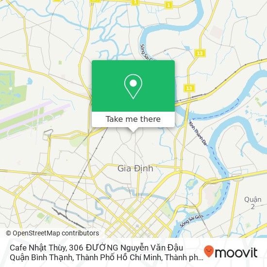 Bản đồ Cafe Nhật Thùy, 306 ĐƯỜNG Nguyễn Văn Đậu Quận Bình Thạnh, Thành Phố Hồ Chí Minh