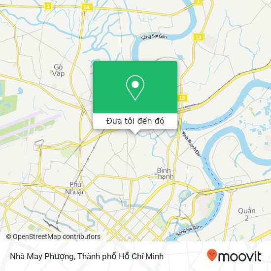 Bản đồ Nhà May Phượng, ĐƯỜNG Nơ Trang Long Quận Bình Thạnh, Thành Phố Hồ Chí Minh