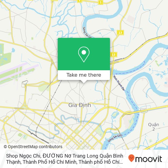 Bản đồ Shop Ngọc Chi, ĐƯỜNG Nơ Trang Long Quận Bình Thạnh, Thành Phố Hồ Chí Minh