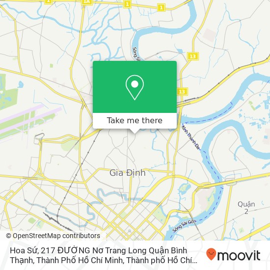 Bản đồ Hoa Sứ, 217 ĐƯỜNG Nơ Trang Long Quận Bình Thạnh, Thành Phố Hồ Chí Minh