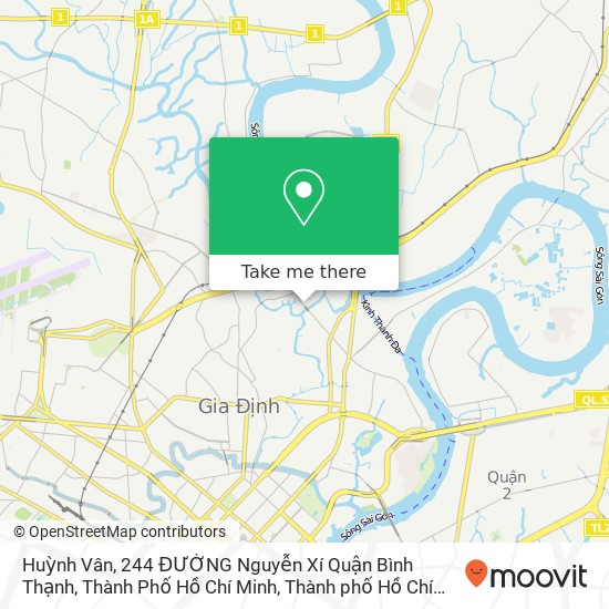 Bản đồ Huỳnh Vân, 244 ĐƯỜNG Nguyễn Xí Quận Bình Thạnh, Thành Phố Hồ Chí Minh
