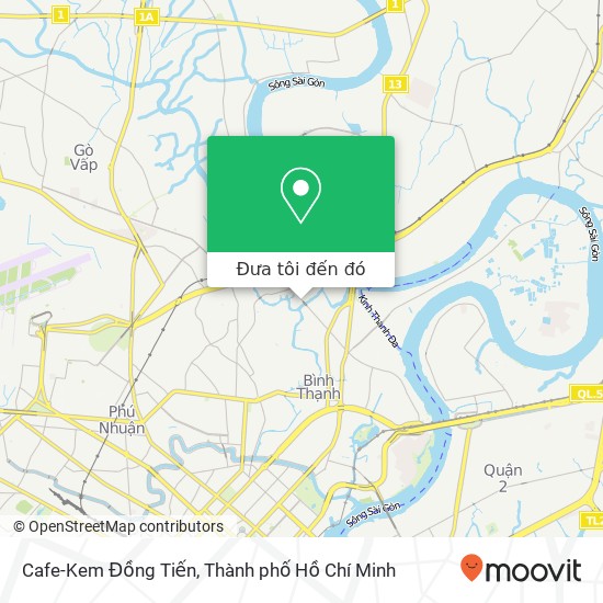 Bản đồ Cafe-Kem Đồng Tiến, 211 ĐƯỜNG Nguyễn Xí Quận Bình Thạnh, Thành Phố Hồ Chí Minh