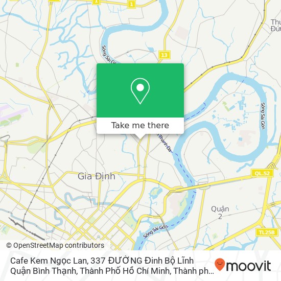 Bản đồ Cafe Kem Ngọc Lan, 337 ĐƯỜNG Đinh Bộ Lĩnh Quận Bình Thạnh, Thành Phố Hồ Chí Minh