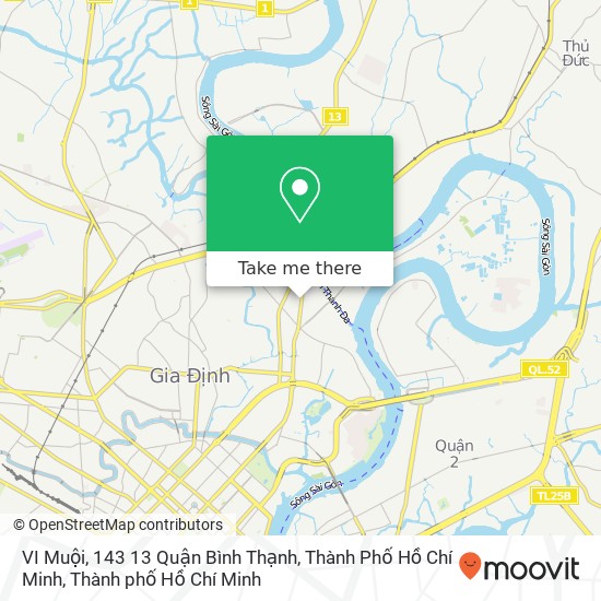 Bản đồ VI Muội, 143 13 Quận Bình Thạnh, Thành Phố Hồ Chí Minh