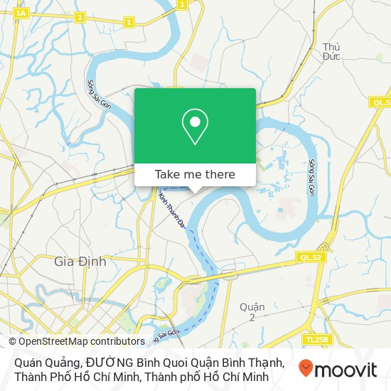 Bản đồ Quán Quảng, ĐƯỜNG Bình Quoi Quận Bình Thạnh, Thành Phố Hồ Chí Minh