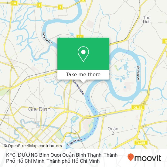 Bản đồ KFC, ĐƯỜNG Bình Quoi Quận Bình Thạnh, Thành Phố Hồ Chí Minh
