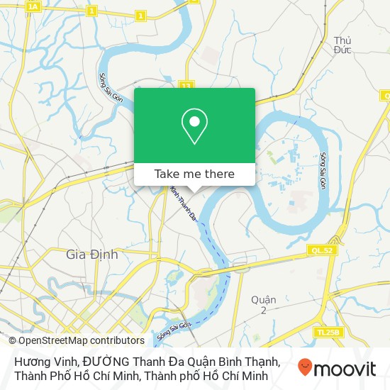 Bản đồ Hương Vinh, ĐƯỜNG Thanh Đa Quận Bình Thạnh, Thành Phố Hồ Chí Minh