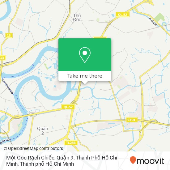 Bản đồ Một Góc Rạch Chiếc, Quận 9, Thành Phố Hồ Chí Minh