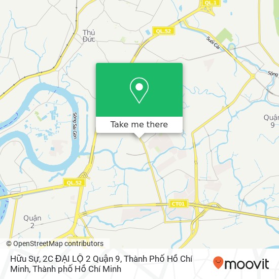 Bản đồ Hữu Sự, 2C ĐẠI LỘ 2 Quận 9, Thành Phố Hồ Chí Minh