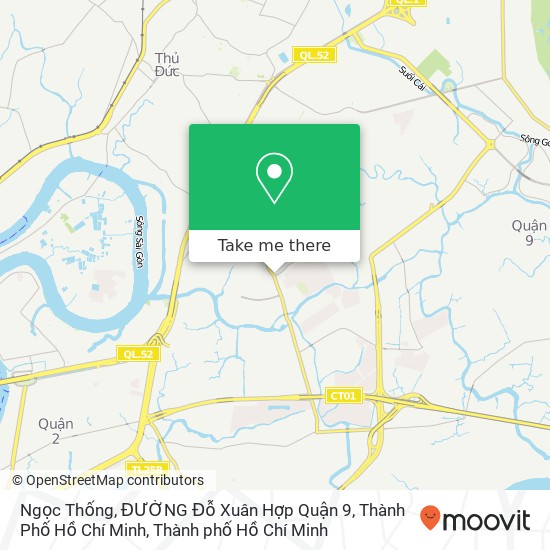 Bản đồ Ngọc Thống, ĐƯỜNG Đỗ Xuân Hợp Quận 9, Thành Phố Hồ Chí Minh
