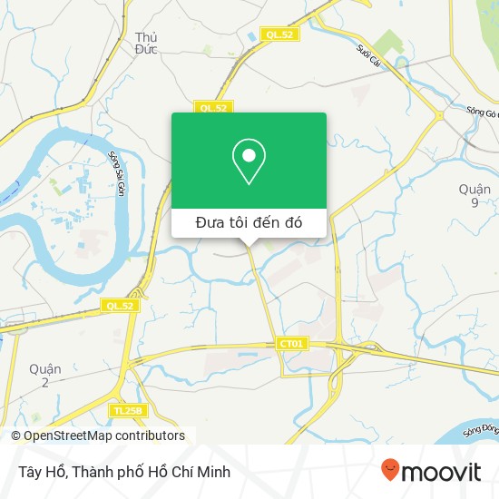Bản đồ Tây Hồ, 551 ĐƯỜNG Đỗ Xuân Hợp Quận 9, Thành Phố Hồ Chí Minh