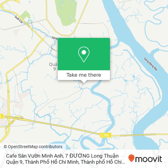 Bản đồ Cafe Sân Vườn Minh Anh, 7 ĐƯỜNG Long Thuận Quận 9, Thành Phố Hồ Chí Minh