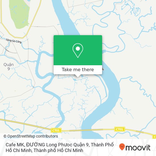Bản đồ Cafe MK, ĐƯỜNG Long Phưoc Quận 9, Thành Phố Hồ Chí Minh
