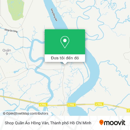 Bản đồ Shop Quần Áo Hồng Vân