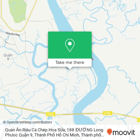 Bản đồ Quán Ăn Riêu Cá Chép Hoa Sữa, 188 ĐƯỜNG Long Phưoc Quận 9, Thành Phố Hồ Chí Minh