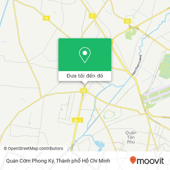 Bản đồ Quán Cơm Phong Ký, 130 1A Quận Bình Tân, Thành Phố Hồ Chí Minh