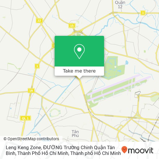 Bản đồ Leng Keng Zone, ĐƯỜNG Trường Chinh Quận Tân Bình, Thành Phố Hồ Chí Minh