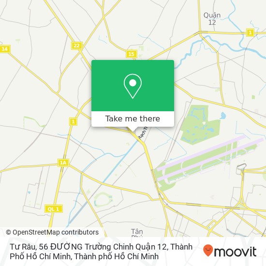Bản đồ Tư Râu, 56 ĐƯỜNG Trường Chinh Quận 12, Thành Phố Hồ Chí Minh