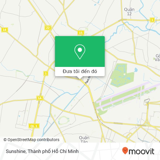Bản đồ Sunshine, 5 ĐƯỜNG Phan Văn Hớn Quận 12, Thành Phố Hồ Chí Minh