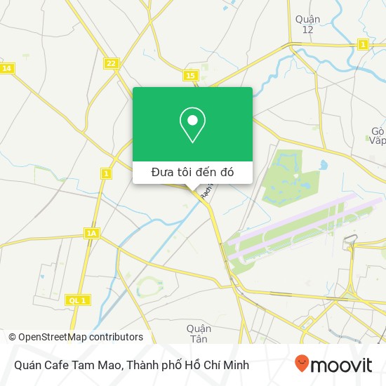 Bản đồ Quán Cafe Tam Mao, ĐƯỜNG Trường Chinh Quận 12, Thành Phố Hồ Chí Minh