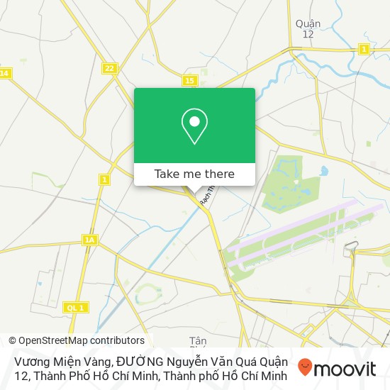 Bản đồ Vương Miện Vàng, ĐƯỜNG Nguyễn Văn Quá Quận 12, Thành Phố Hồ Chí Minh