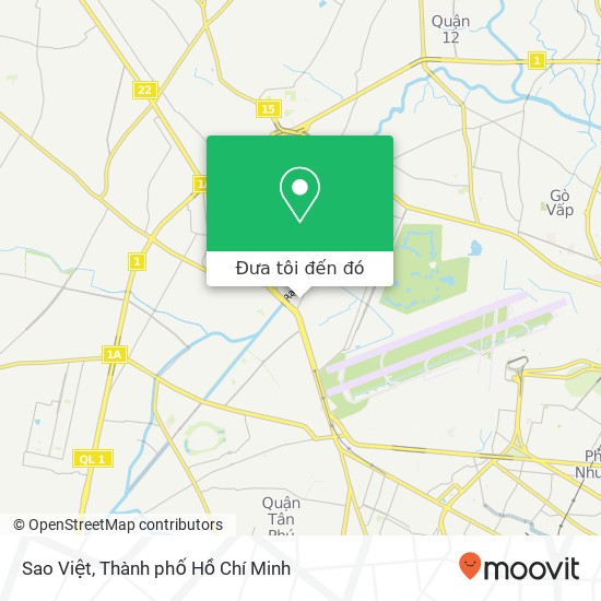 Bản đồ Sao Việt, 29 ĐƯỜNG Phan Huy Ích Quận Tân Bình, Thành Phố Hồ Chí Minh