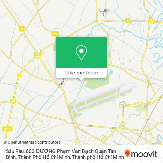 Bản đồ Sáu Râu, 603 ĐƯỜNG Phạm Văn Bạch Quận Tân Bình, Thành Phố Hồ Chí Minh