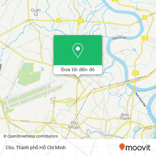 Bản đồ Clio, ĐƯỜNG Nguyễn Oanh Quận Gò Vấp, Thành Phố Hồ Chí Minh