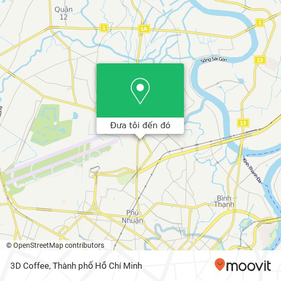Bản đồ 3D Coffee, ĐƯỜNG Hanh Thông Quận Gò Vấp, Thành Phố Hồ Chí Minh