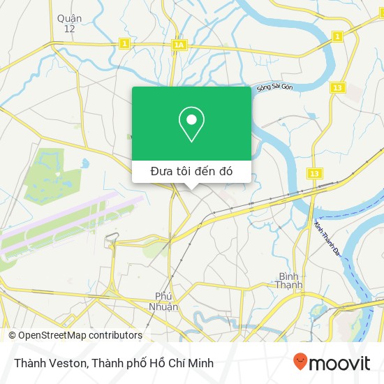 Bản đồ Thành Veston, 300 ĐƯỜNG Nguyễn Văn Nghi Quận Gò Vấp, Thành Phố Hồ Chí Minh