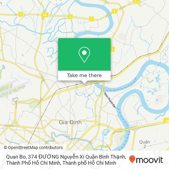 Bản đồ Quan Bo, 374 ĐƯỜNG Nguyễn Xí Quận Bình Thạnh, Thành Phố Hồ Chí Minh