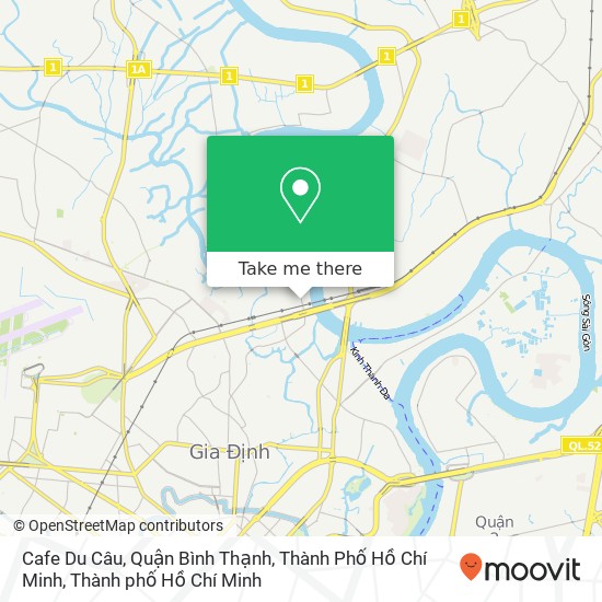 Bản đồ Cafe Du Câu, Quận Bình Thạnh, Thành Phố Hồ Chí Minh