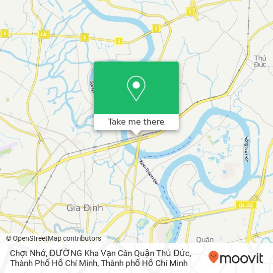 Bản đồ Chợt Nhớ, ĐƯỜNG Kha Vạn Cân Quận Thủ Đức, Thành Phố Hồ Chí Minh