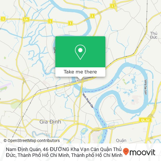 Bản đồ Nam Định Quán, 46 ĐƯỜNG Kha Vạn Cân Quận Thủ Đức, Thành Phố Hồ Chí Minh