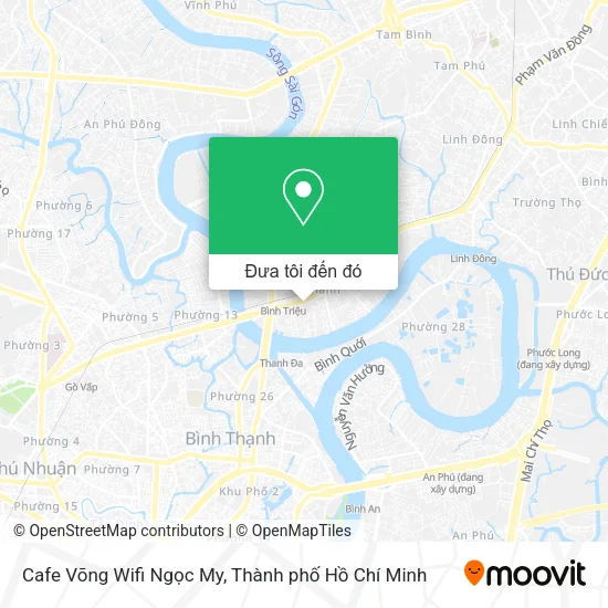 Bản đồ Cafe Võng Wifi Ngọc My
