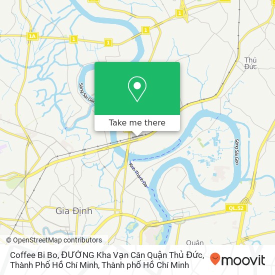 Bản đồ Coffee Bi Bo, ĐƯỜNG Kha Vạn Cân Quận Thủ Đức, Thành Phố Hồ Chí Minh