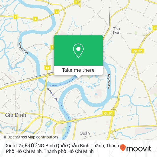 Bản đồ Xích Lại, ĐƯỜNG Bình Quới Quận Bình Thạnh, Thành Phố Hồ Chí Minh
