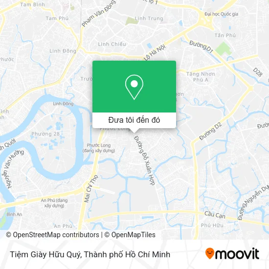 Bản đồ Tiệm Giày Hữu Quý