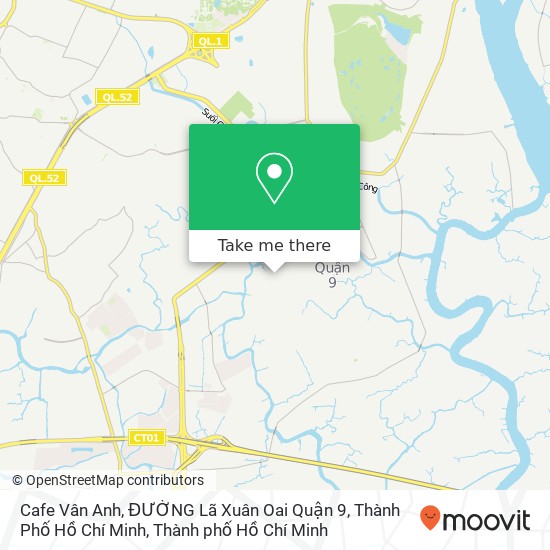 Bản đồ Cafe Vân Anh, ĐƯỜNG Lã Xuân Oai Quận 9, Thành Phố Hồ Chí Minh