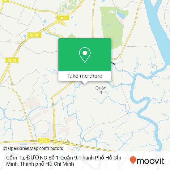 Bản đồ Cẩm Tú, ĐƯỜNG Số 1 Quận 9, Thành Phố Hồ Chí Minh