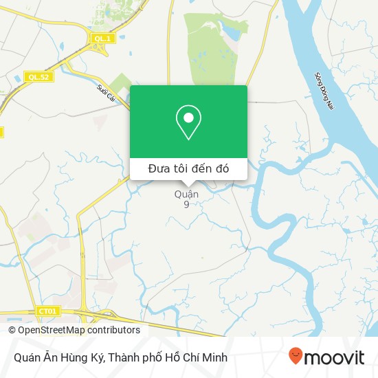 Bản đồ Quán Ăn Hùng Ký, ĐƯỜNG Lò Lu Quận 9, Thành Phố Hồ Chí Minh