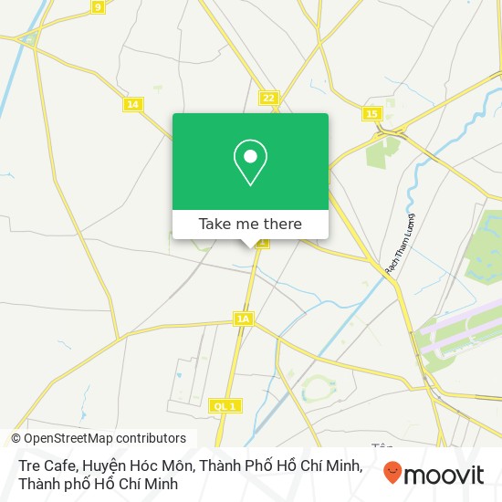 Bản đồ Tre Cafe, Huyện Hóc Môn, Thành Phố Hồ Chí Minh