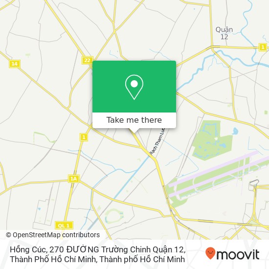 Bản đồ Hồng Cúc, 270 ĐƯỜNG Trường Chinh Quận 12, Thành Phố Hồ Chí Minh