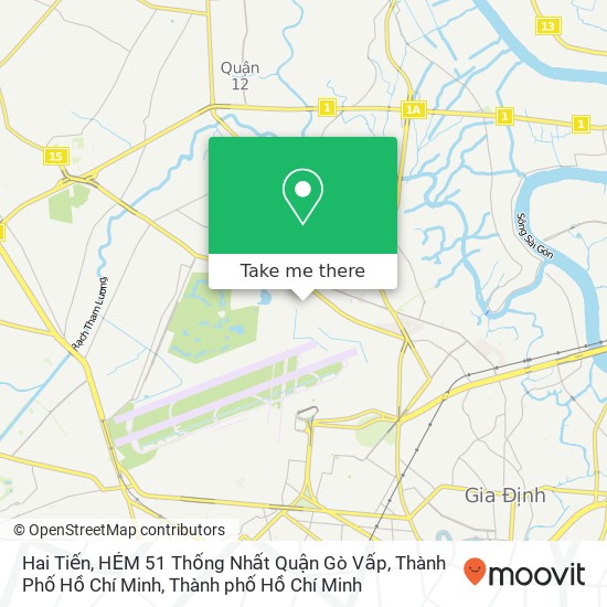 Bản đồ Hai Tiến, HẺM 51 Thống Nhất Quận Gò Vấp, Thành Phố Hồ Chí Minh